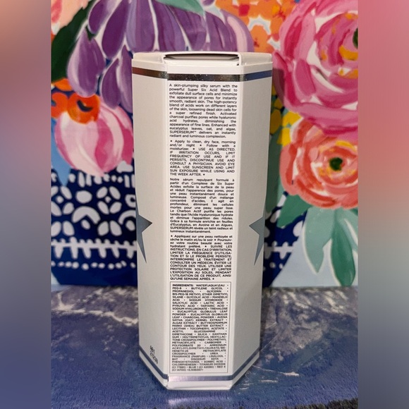 NIB NWT GLAMGLOW SUPERSERUM 6-Acid Refining Treatment EXFOLIATE 1 oz / 30 ml - Picture 5 of 10